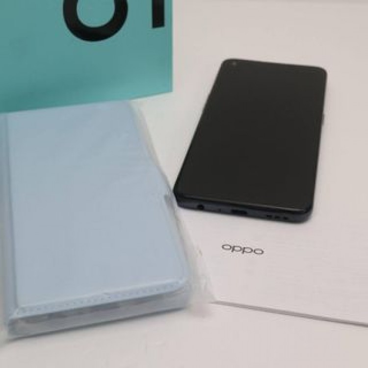 超美品 SIMフリー OPPO Reno5 A シルバーブラック