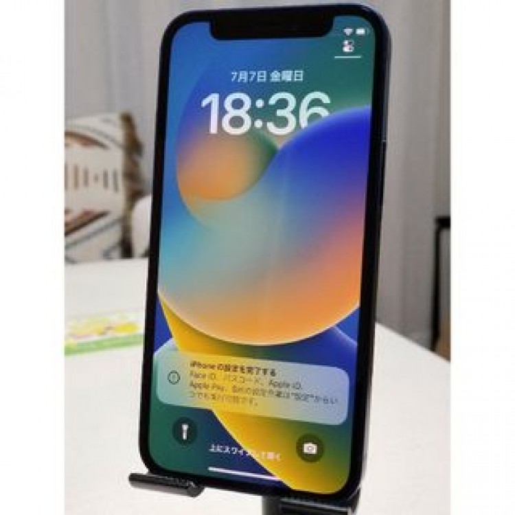 アップル iPhone12 mini 64GB ブルー au simフリー