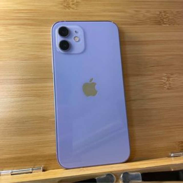 【SIMロック解除済】iPhone 12 パープル 64 GB Softbank