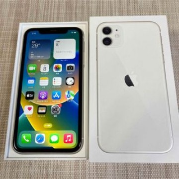 iPhone11 SIMフリー 256GB ホワイト　特典付