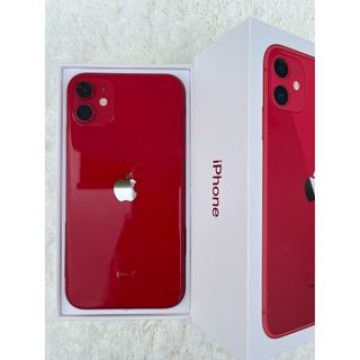iPhone11 レッド　128GB カメラレンズ割れ