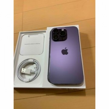 iPhone14 pro 128GB パープル　極美品　限定保証あり　