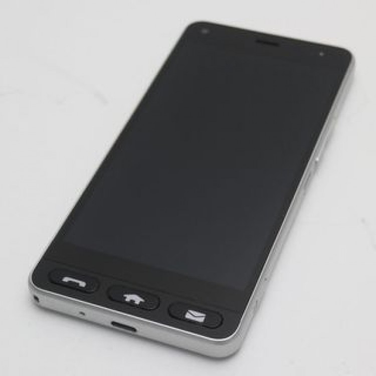 新品同様 Y!mobile 705KC かんたん スマホ シルバー