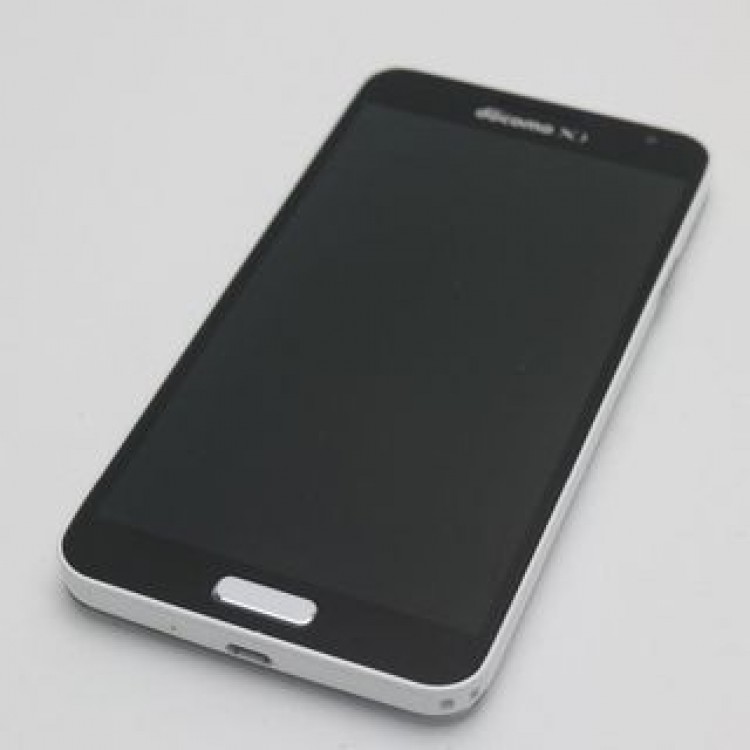 新品同様 SC-02F GALAXY J サテンホワイト 白ロム