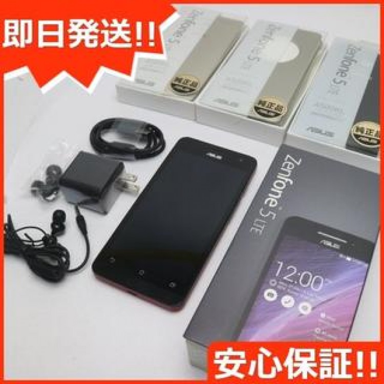美品 SIMフリー ZenFone5 A500KL レッド