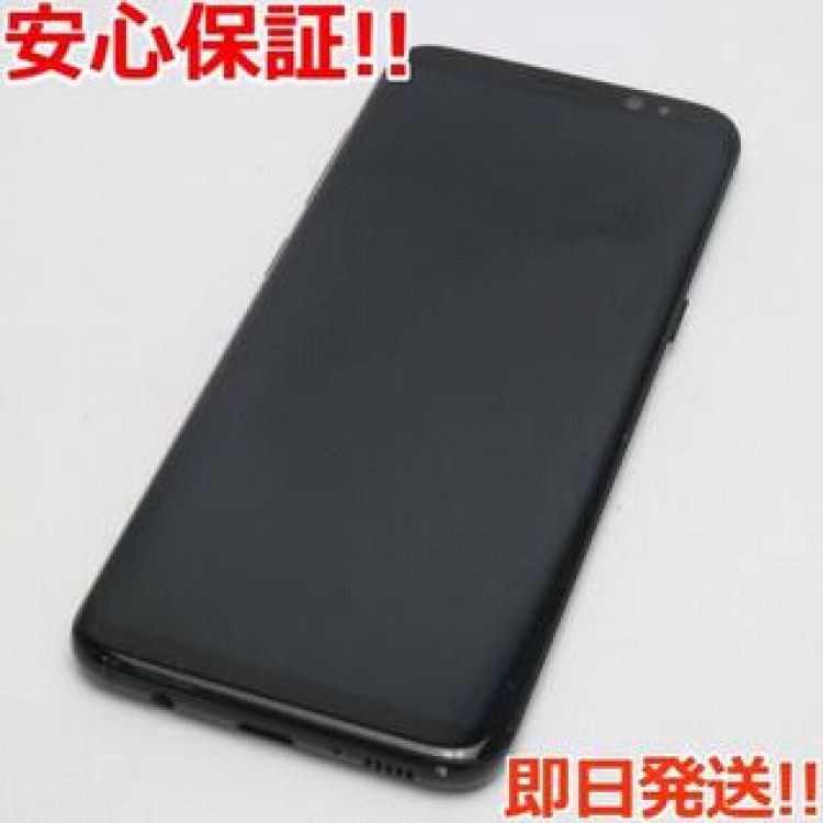 美品 SC-02J Galaxy S8 ブラック 白ロム