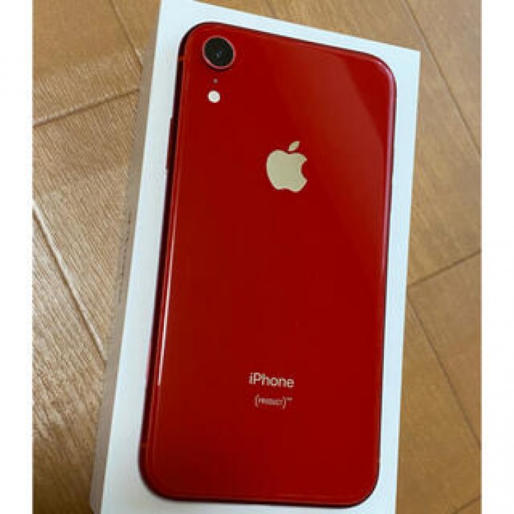 iPhone XR PRODUCT RED 256G SIMフリー ケース付