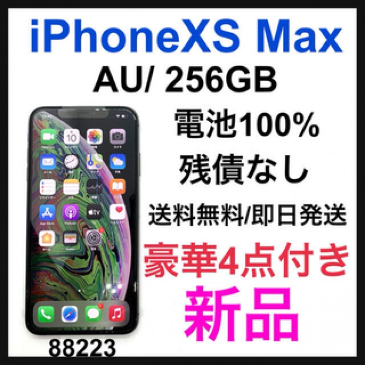 【新品】iPhone XS Max 256 GB AU Gray 本体