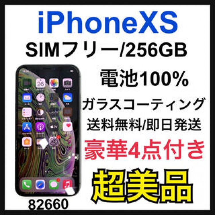 【S】新品電池　iPhone XS 256 GB SIMフリー　Gray