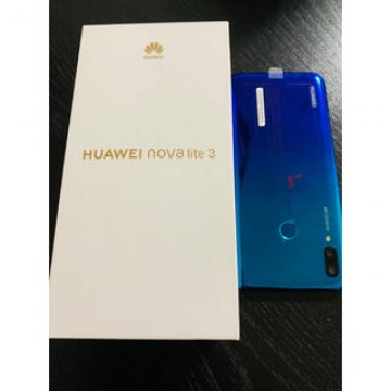 携帯電話 HUAWEI nova lite 3 (32GB) 青 SIMフリー