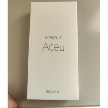 「SONY Xperia Ace III SOG08 ブルー」新品未使用