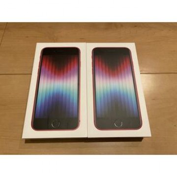 【新品・未開封】iPhone SE3 128GB レッド 2台セット