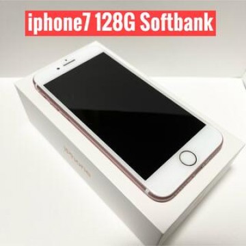 ◇ジャンク【softbank/Apple】iPhone 7 128GB ローズ