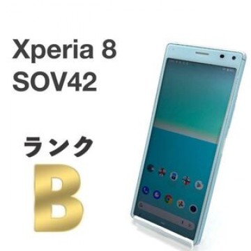 Xperia 8 SOV42 ブルー au SIMフリー Xperia8 ⑨