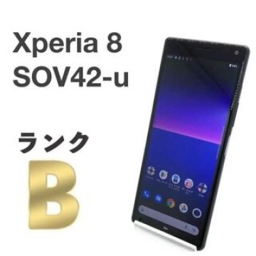 Xperia 8 SOV42-u ブラック UQモバイル SIMロック解除済み①