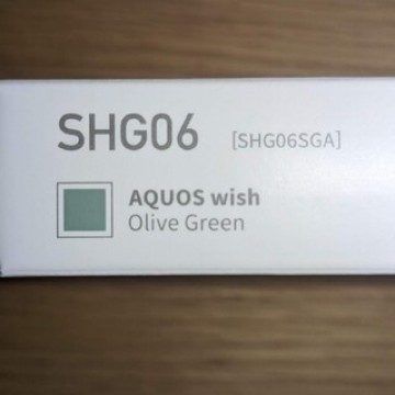 AQUOS wish sharp SHG06 OliveGreen