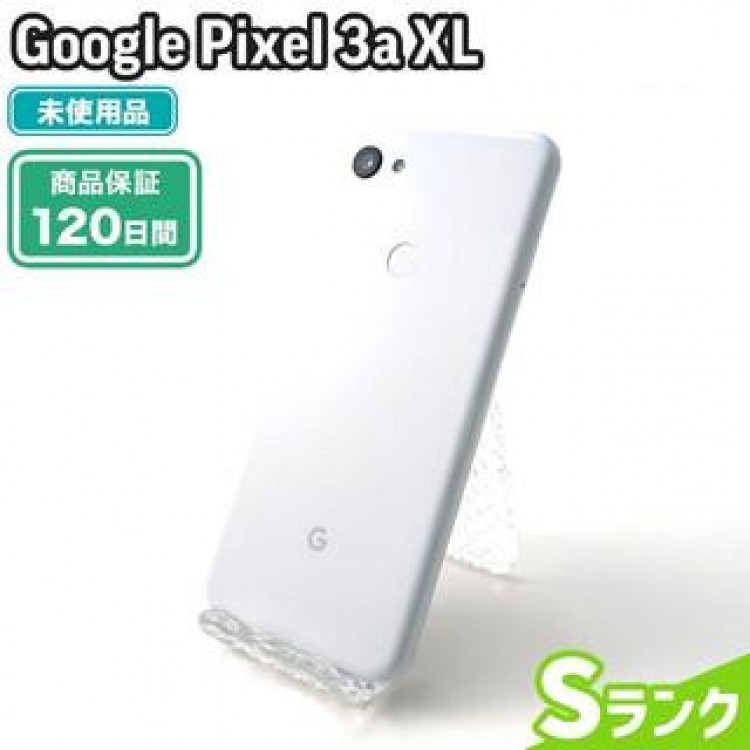 Google Pixel 3a XL クリアリーホワイト SoftBank 未使用 Sランク 本体【エコたん】