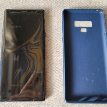 Galaxy Note9 au SCV40 オーシャンブルー 本体