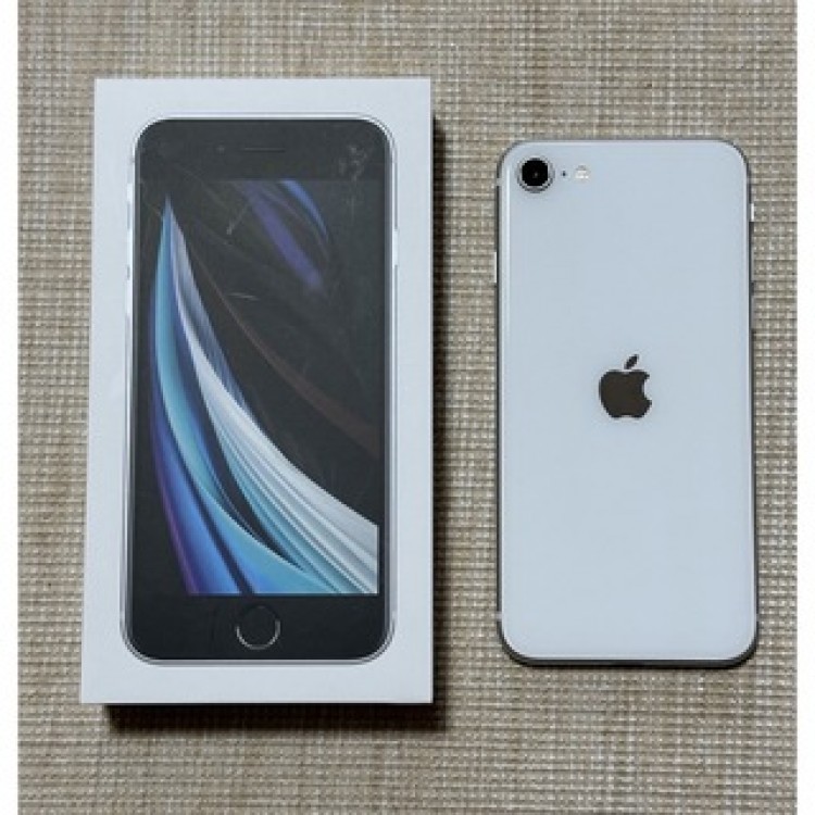 美品　iPhone SE2 ホワイト　64GB au版　SIMフリー　容量93%