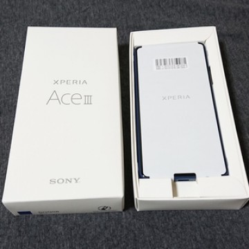 SONY Xperia Ace III SOG08 ブルー　au