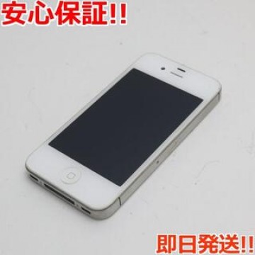 美品 iPhone4S 32GB ホワイト 白ロム