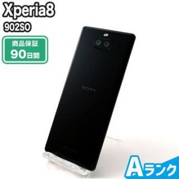 902SO Xperia8 ブラック ワイモバイル 中古 Aランク 本体【エコたん】