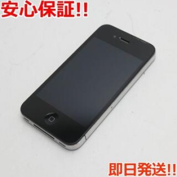 美品 iPhone4 32GB ブラック 白ロム