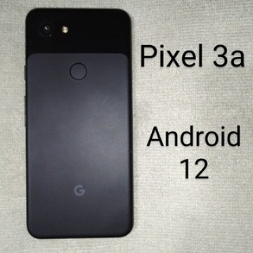 Google Pixel 3a Android12 SIMロック解除済