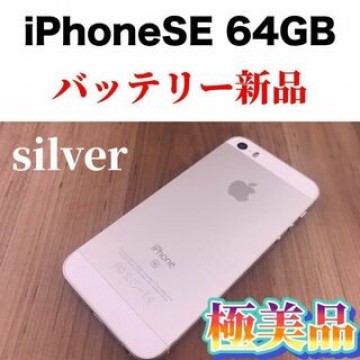 63iPhone SE Silver 64 GB SIMフリー