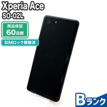 SO-02L Xperia Ace ブラック docomo 中古 Bランク 本体【エコたん】