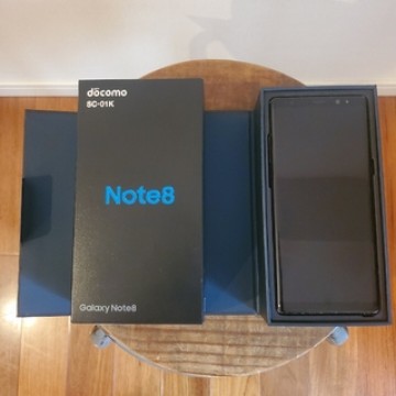 Galaxy Note8 SC-01K(Midnight Black)中古品