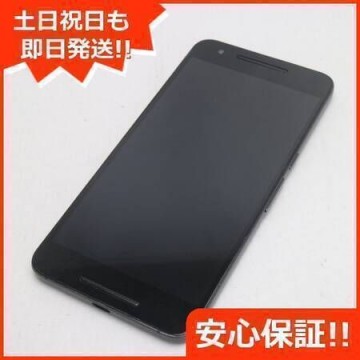 安心保証付 美品 SIMフリー Nexus 6P 64GB グラファイト(ブラック)  中古本体